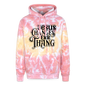 He Changes Err Thang Tie Dye Hooded Sweatshirt - Inspirational Christian Apparel - ClaimedbyGodDesigns