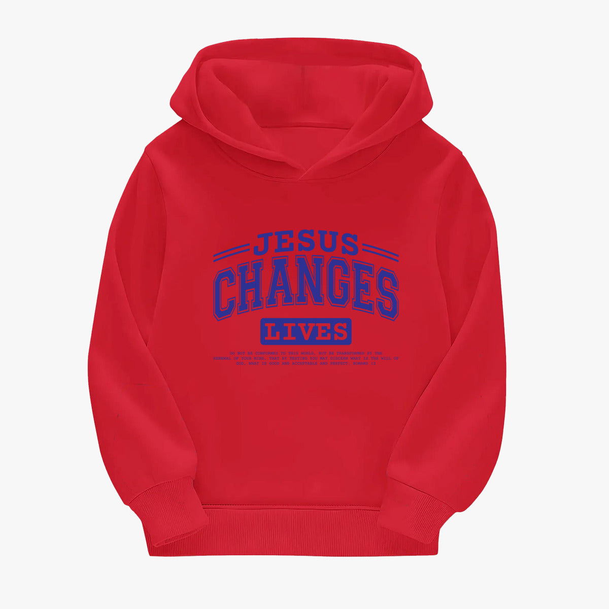 He Changes Lives Youth Christian Hooded Sweatshirt - ClaimedbyGodDesigns