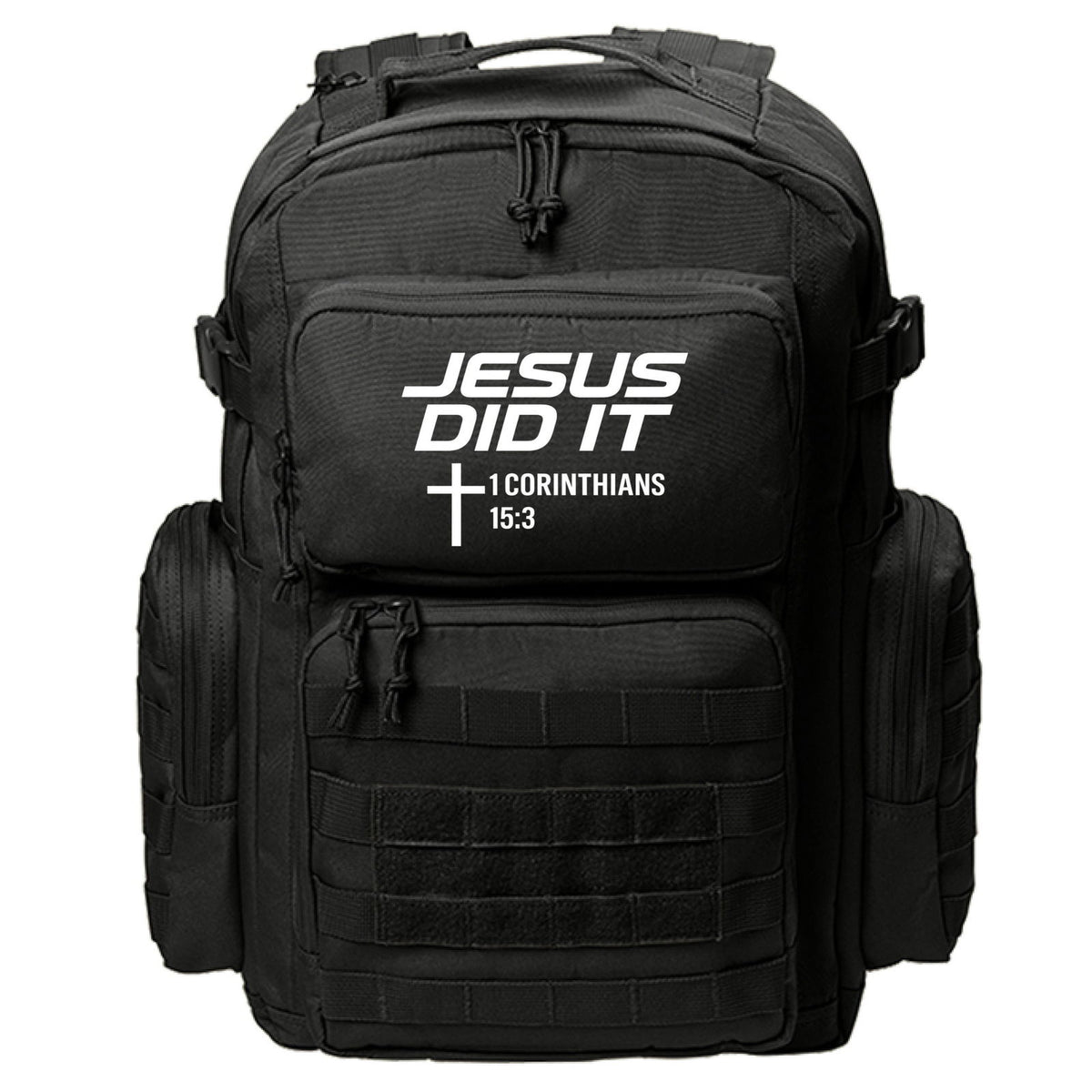 He Did It Adult Christian Backpack - ClaimedbyGodDesigns
