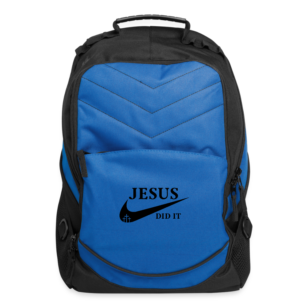 He Did It Christian Computer Backpack - ClaimedbyGodDesigns