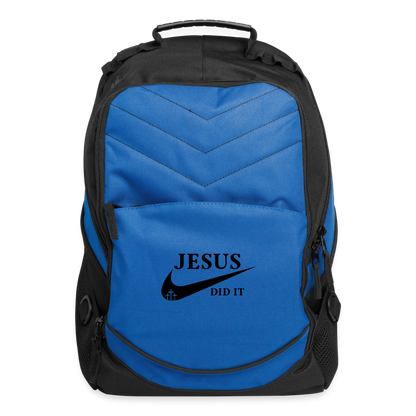 He Did It Christian Computer Backpack - ClaimedbyGodDesigns