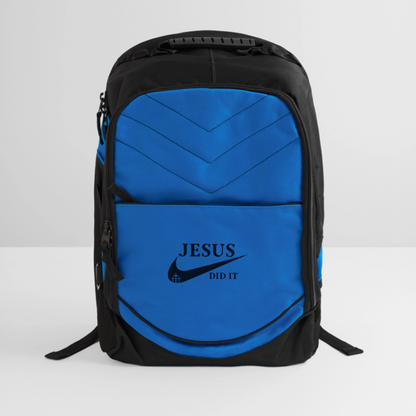 He Did It Christian Computer Backpack - ClaimedbyGodDesigns
