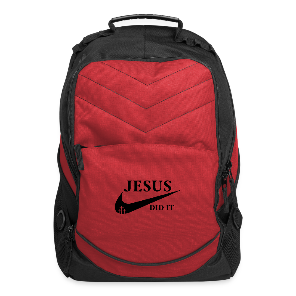 He Did It Christian Computer Backpack - ClaimedbyGodDesigns