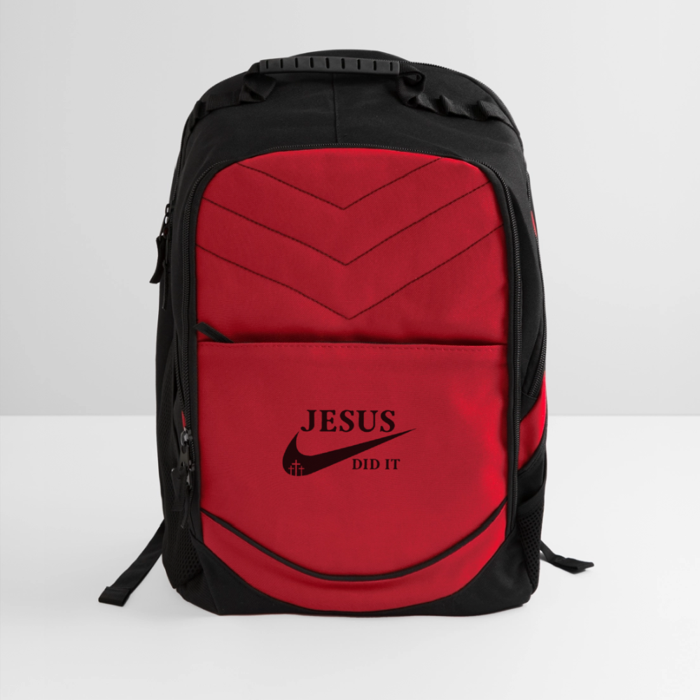 He Did It Christian Computer Backpack - ClaimedbyGodDesigns