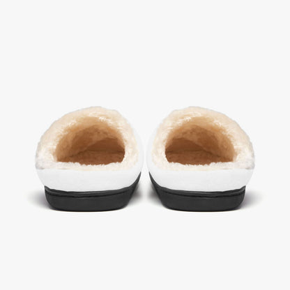 He Did It Christian Fluffy Bedroom Slippers - ClaimedbyGodDesigns