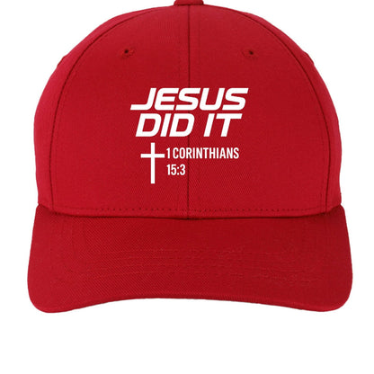 He Did It Christian Kids Hat - ClaimedbyGodDesigns