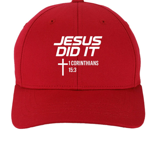 He Did It Christian Kids Hat - ClaimedbyGodDesigns
