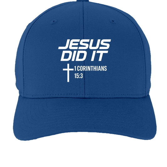 He Did It Christian Kids Hat - ClaimedbyGodDesigns