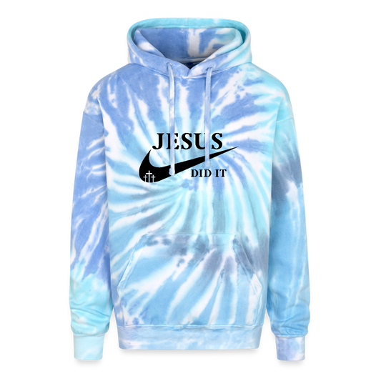 He Did It Christian Unisex Adult Tie Dye Hooded Sweatshirt - ClaimedbyGodDesigns