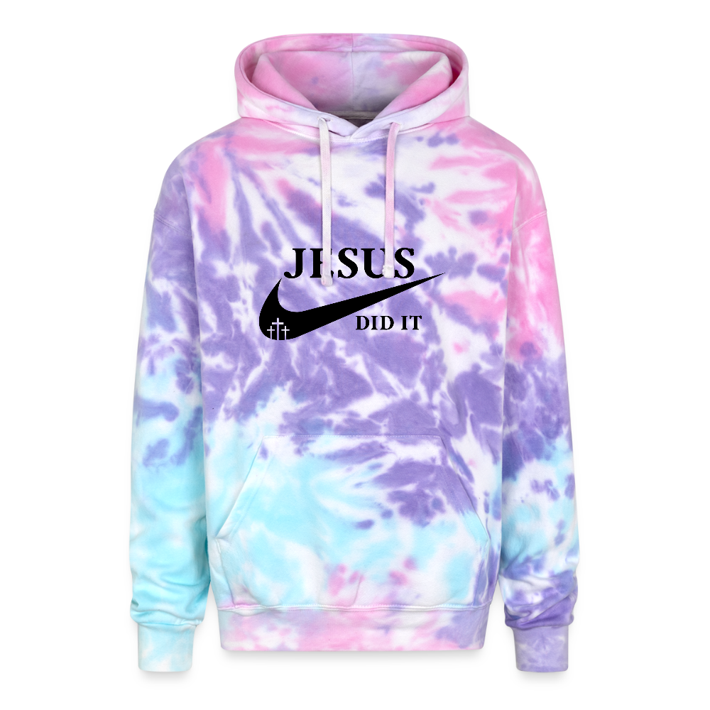 He Did It Christian Unisex Adult Tie Dye Hooded Sweatshirt - ClaimedbyGodDesigns