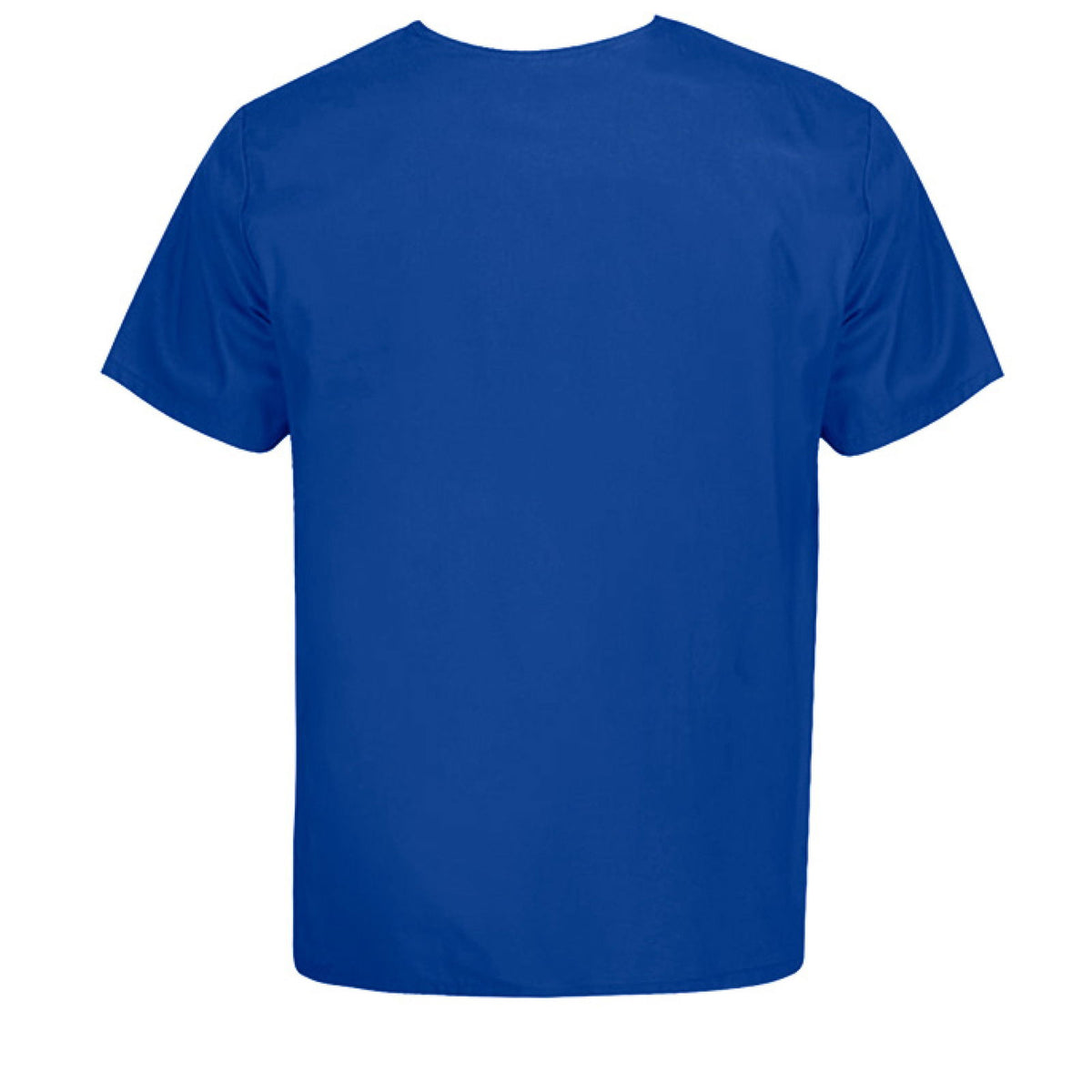 He Did It Unisex 1-Pocket Tuckable V-Neck Medical Scrub Top - ClaimedbyGodDesigns
