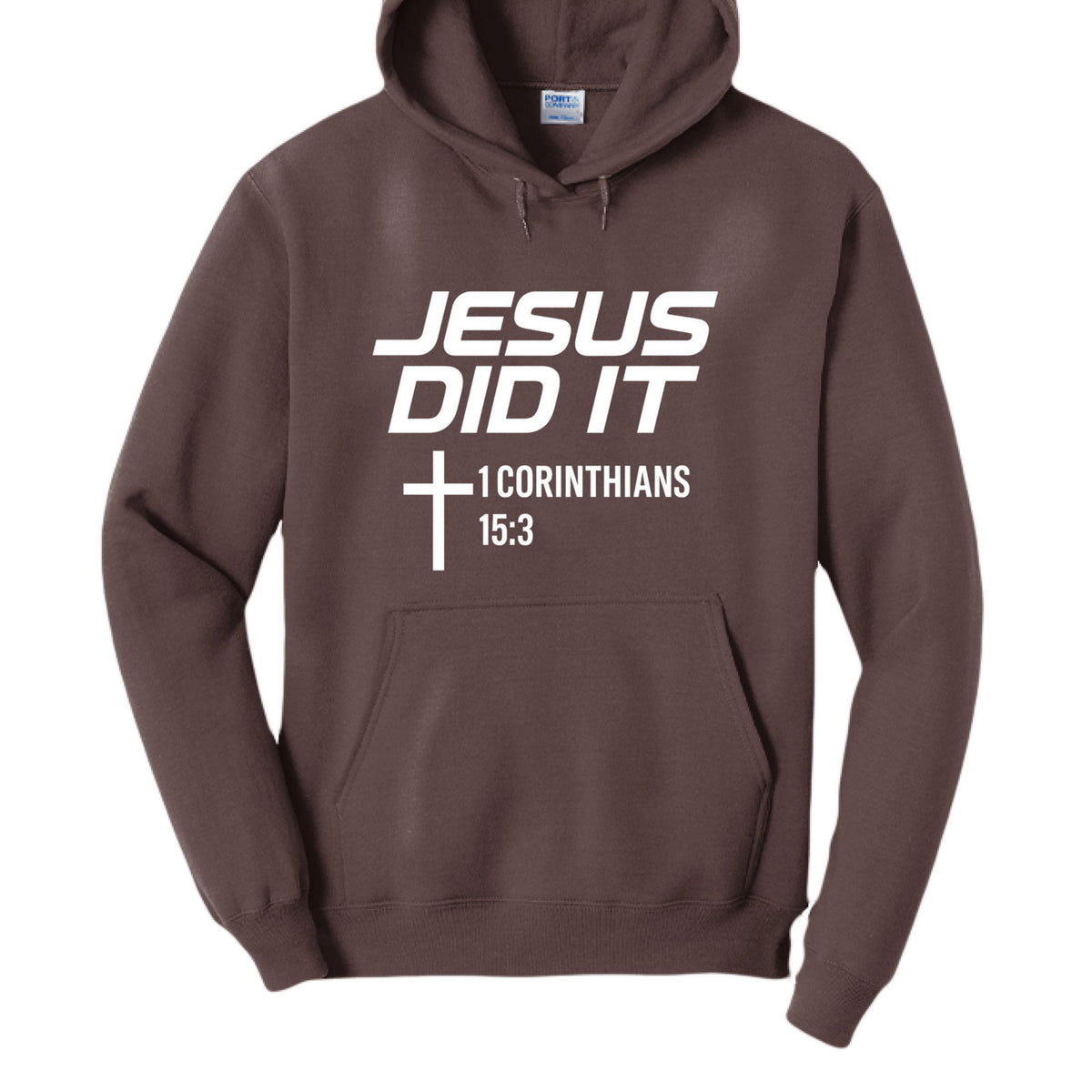 He Did It Unisex Christian Pullover Hooded Sweatshirt - ClaimedbyGodDesigns