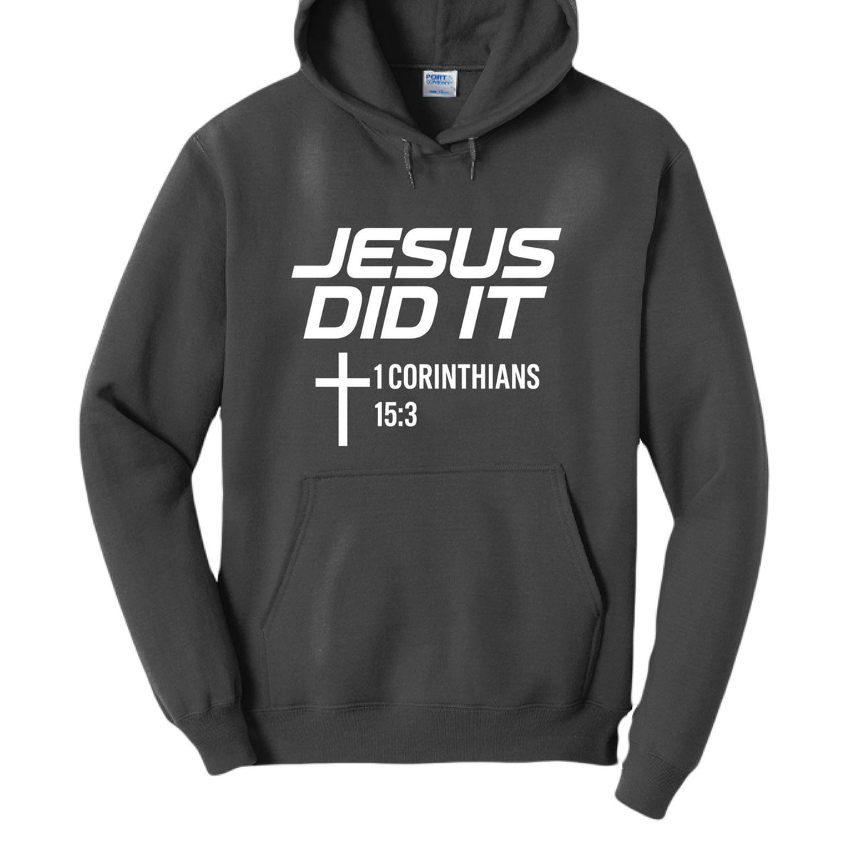He Did It Unisex Christian Pullover Hooded Sweatshirt - ClaimedbyGodDesigns
