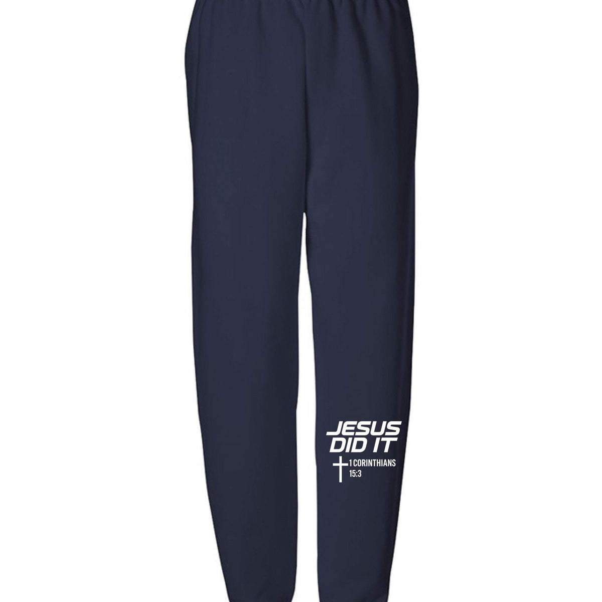 He Did It Youth Christian Sweatpants - ClaimedbyGodDesigns