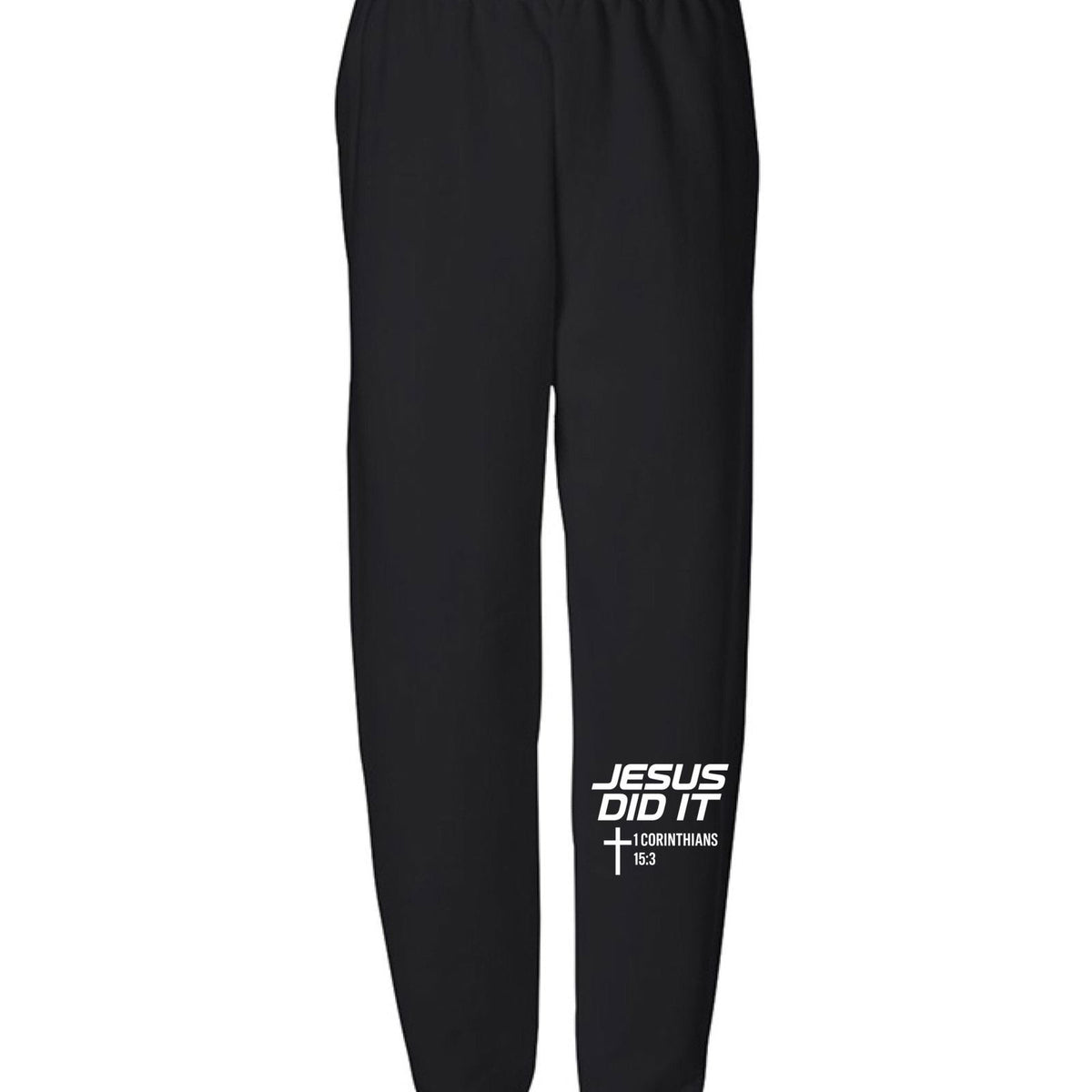He Did It Youth Christian Sweatpants - ClaimedbyGodDesigns
