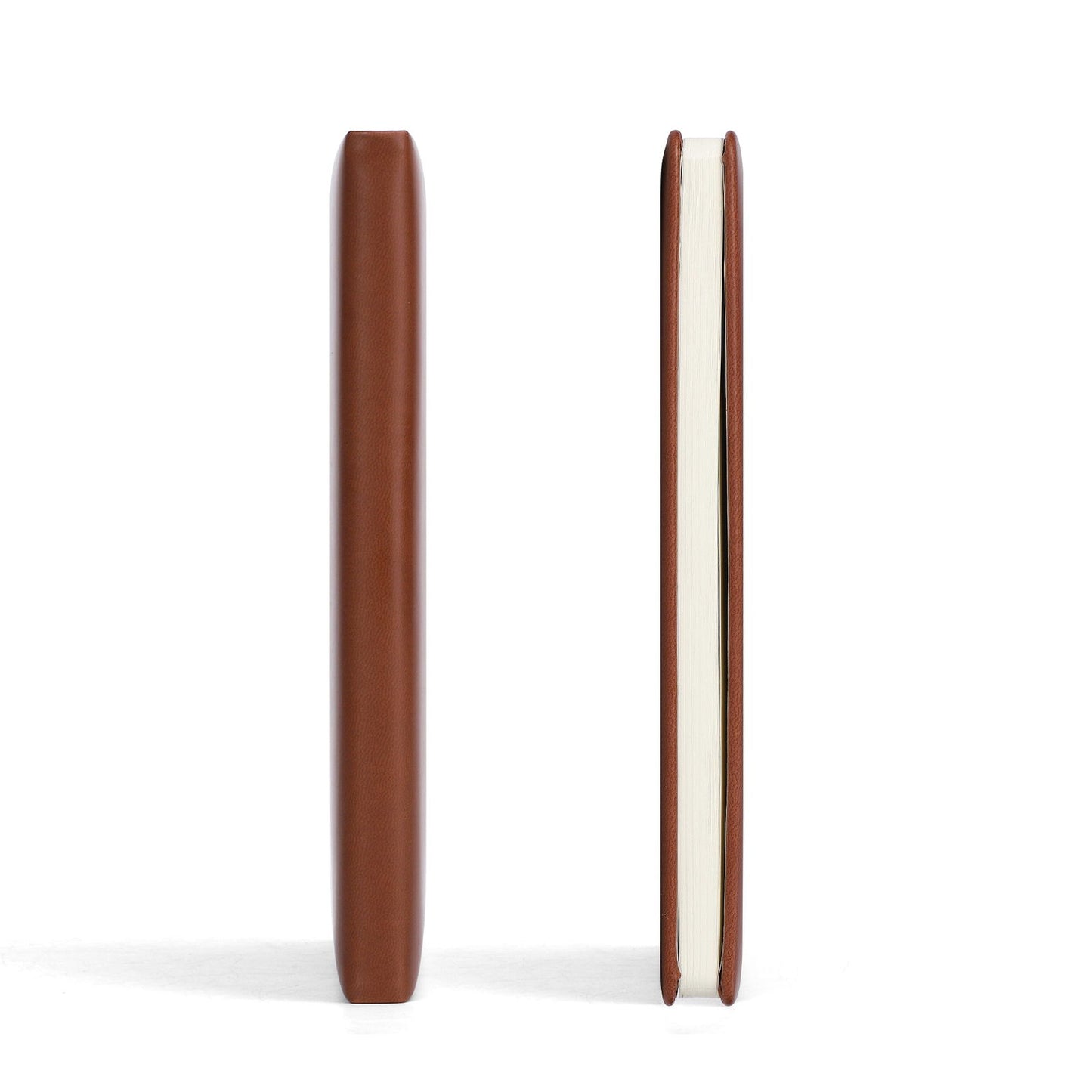 He Doesnt Fail Engraved Brown Christian Journal Diary Gift for Friends Family - ClaimedbyGodDesigns