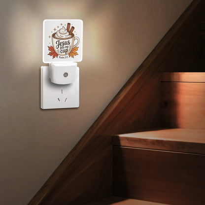 He Fills My Cup Christian Kids Night Light - ClaimedbyGodDesigns