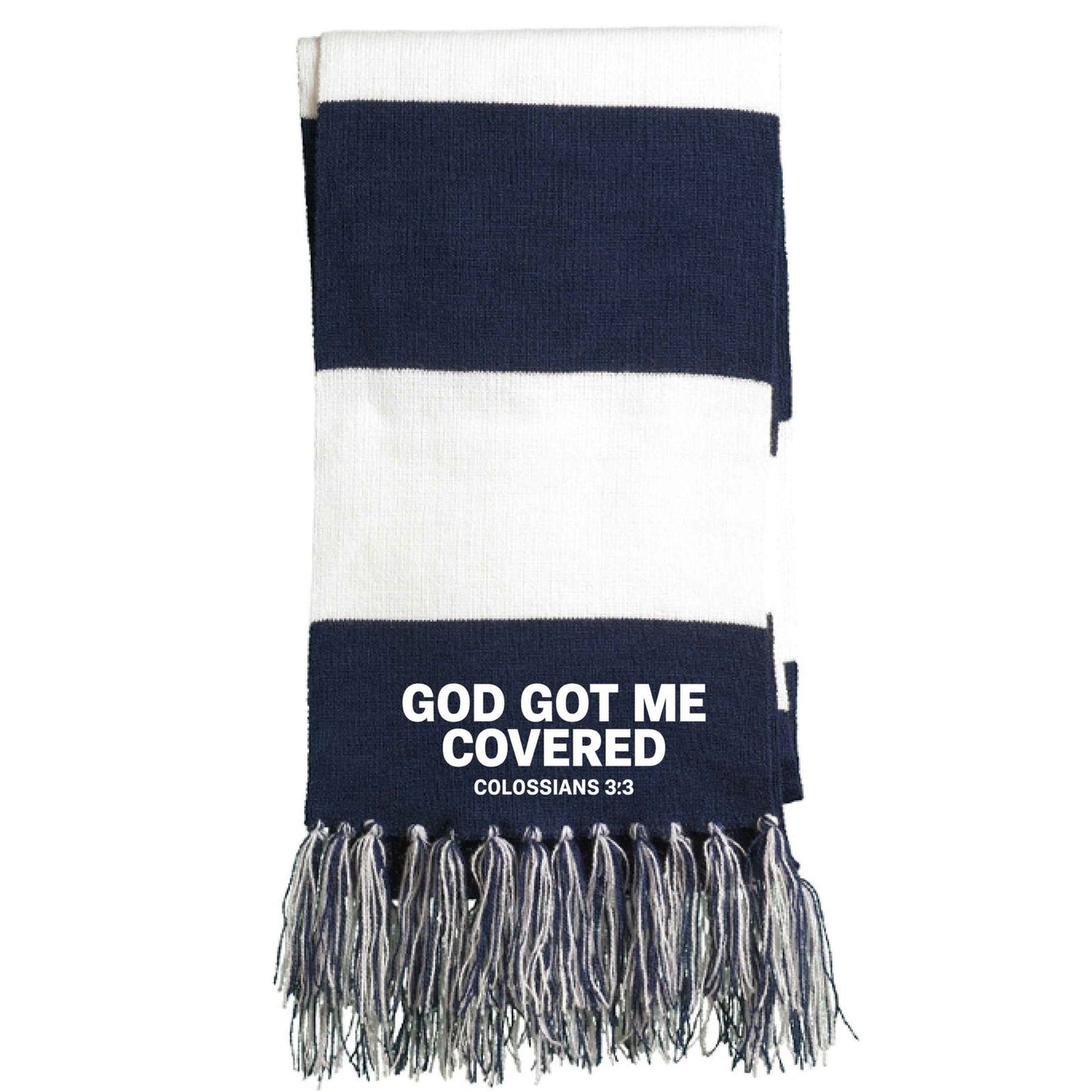 He Got Me Covered Christian Scarf - ClaimedbyGodDesigns