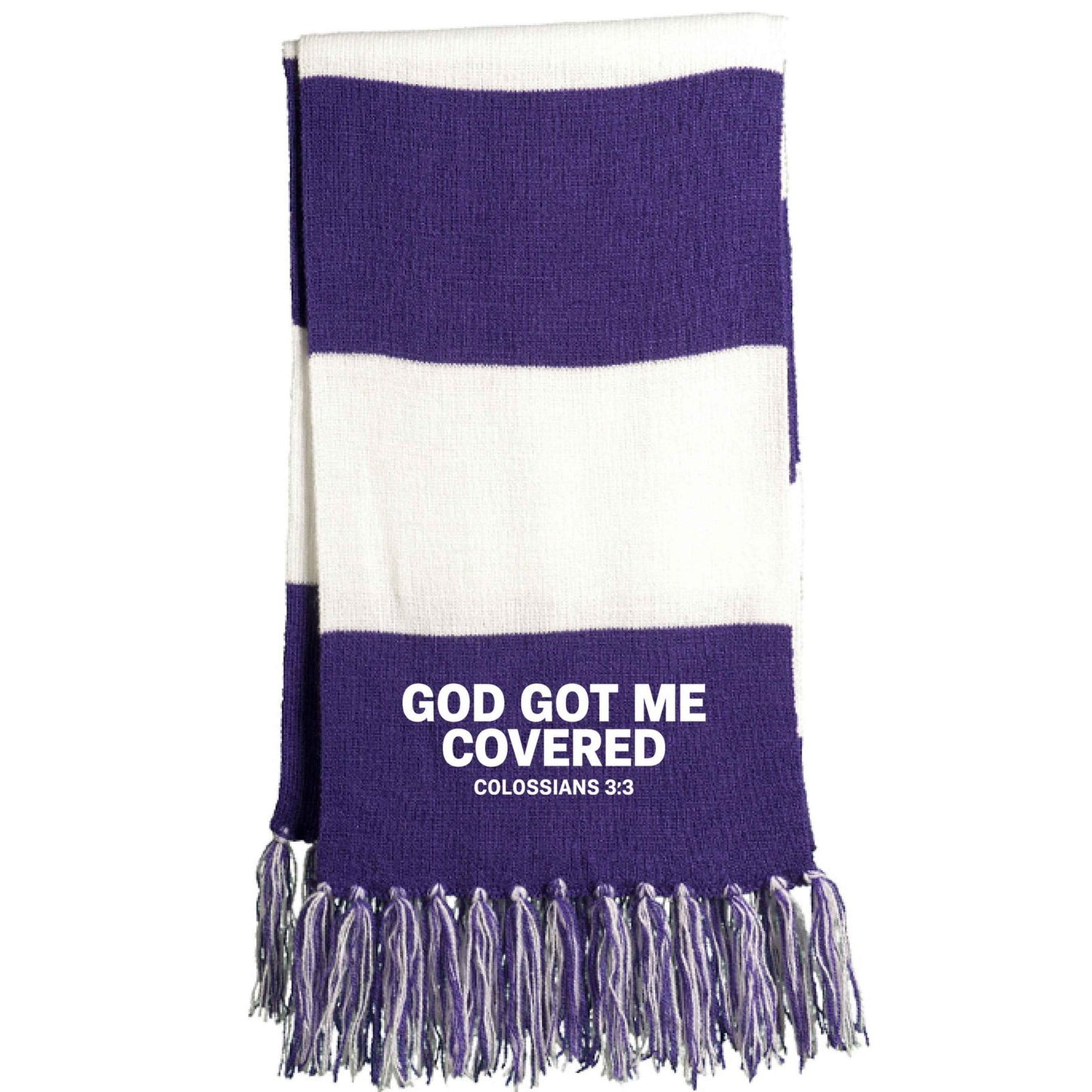 He Got Me Covered Christian Scarf - ClaimedbyGodDesigns