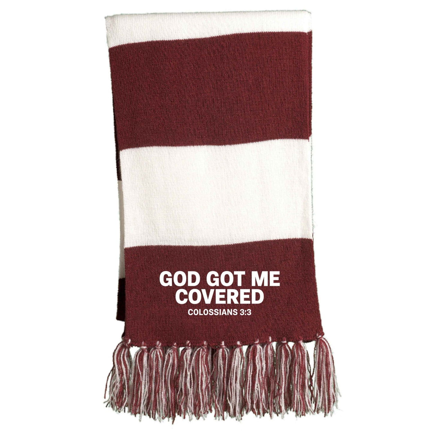 He Got Me Covered Christian Scarf - ClaimedbyGodDesigns