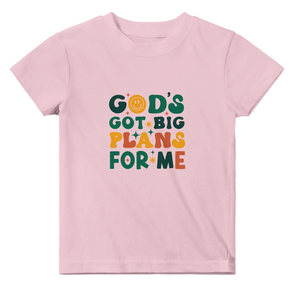 He Has Big Plans For Me Christian Baby Crewneck T-shirt - ClaimedbyGodDesigns