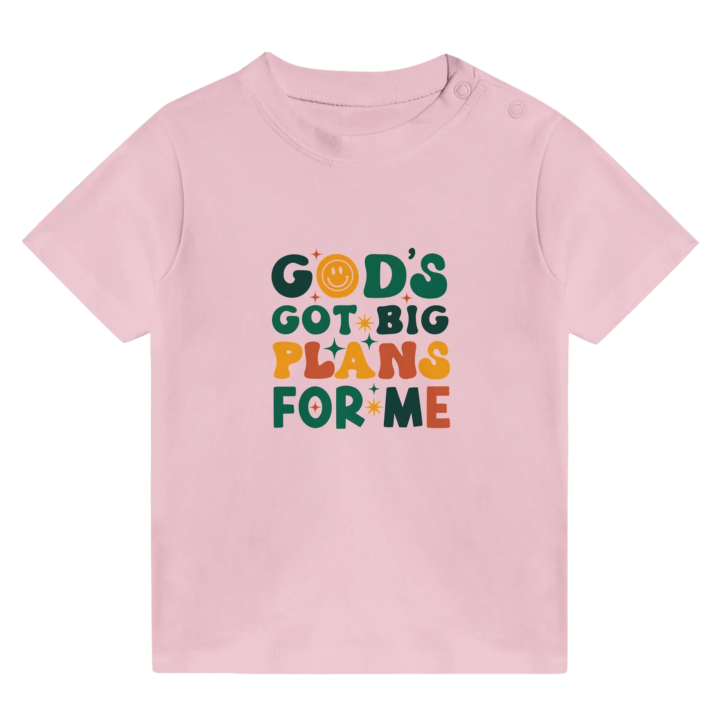 He Has Big Plans For Me Christian Baby Crewneck T-shirt - ClaimedbyGodDesigns