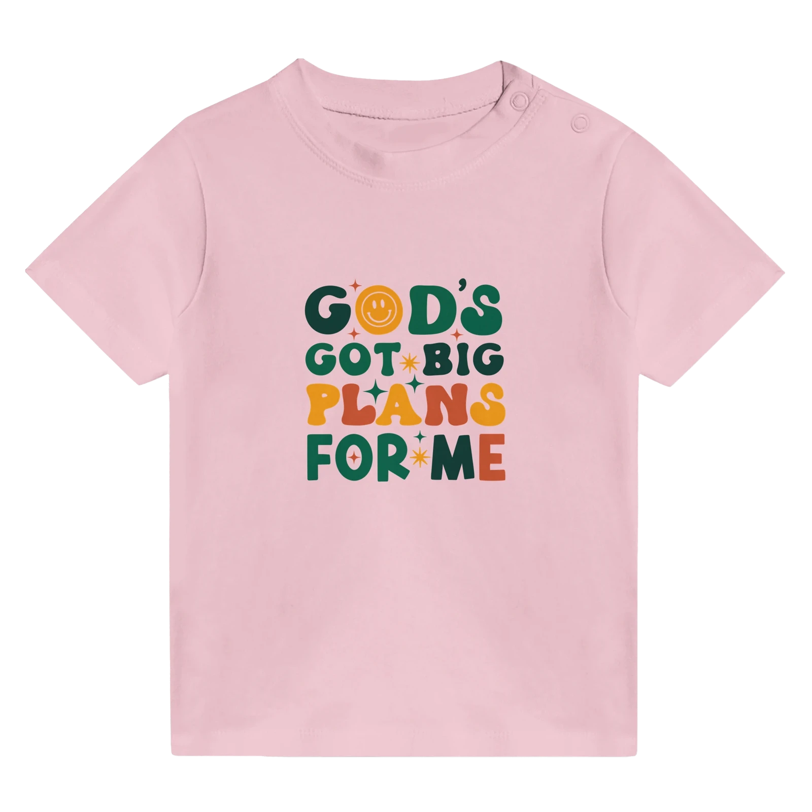 He Has Big Plans For Me Christian Baby Crewneck T-shirt - ClaimedbyGodDesigns