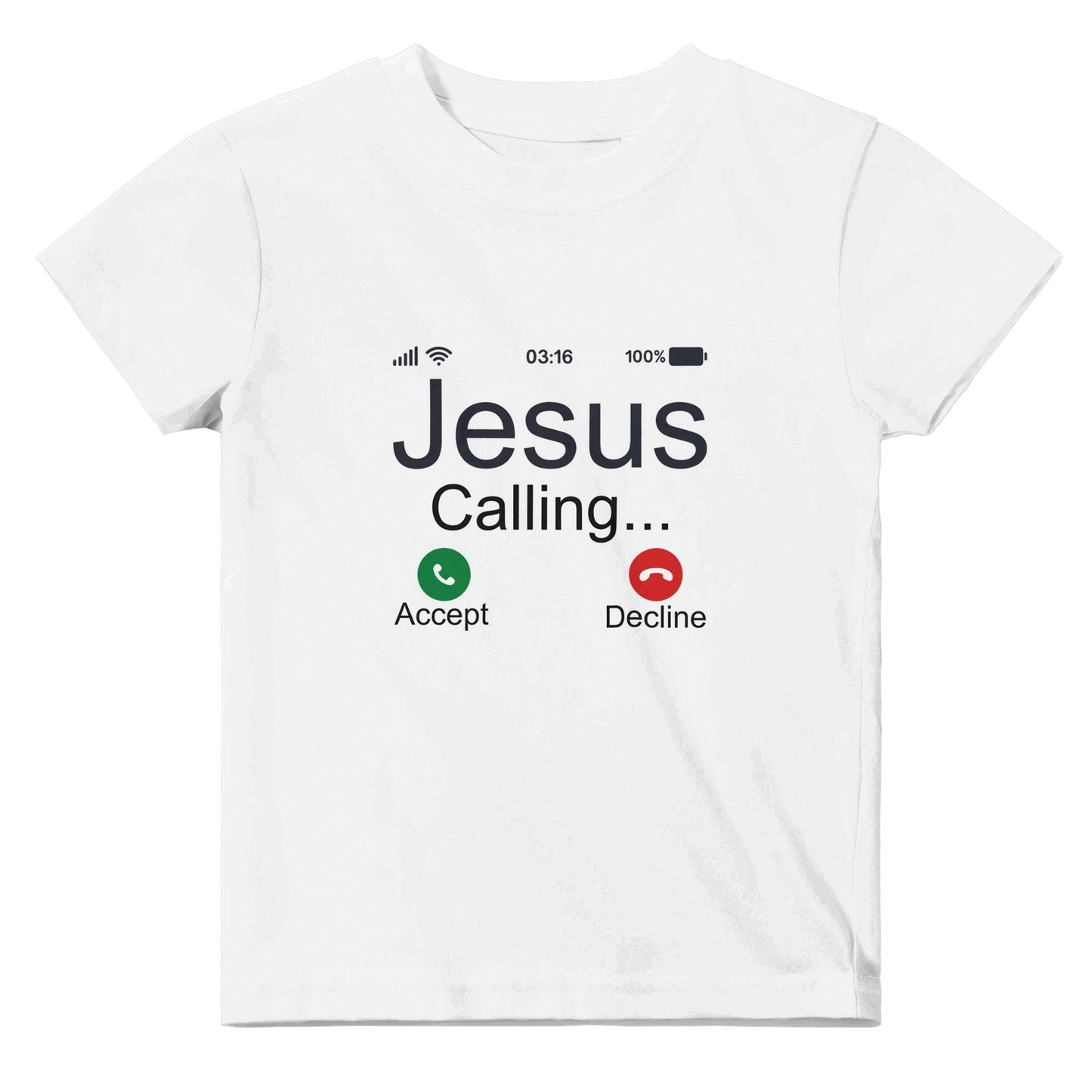 He Is Calling Christian Baby Crewneck T-shirt - ClaimedbyGodDesigns
