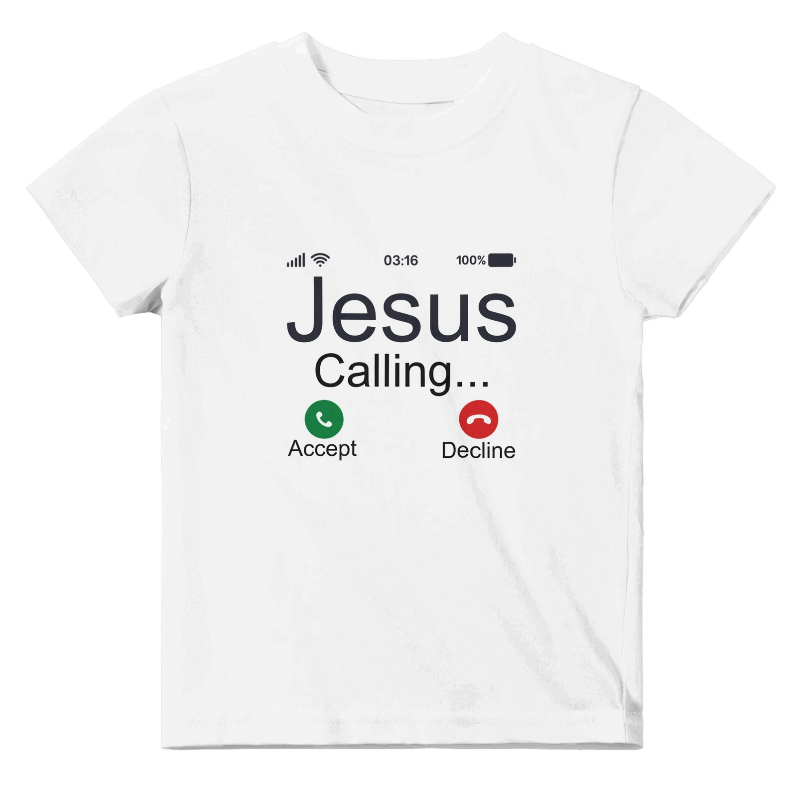 He Is Calling Christian Baby Crewneck T-shirt - ClaimedbyGodDesigns