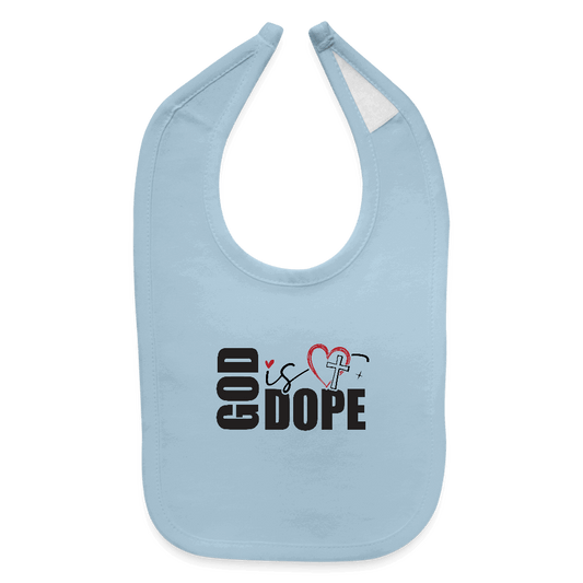 He Is Dope Christian Baby Bib - ClaimedbyGodDesigns