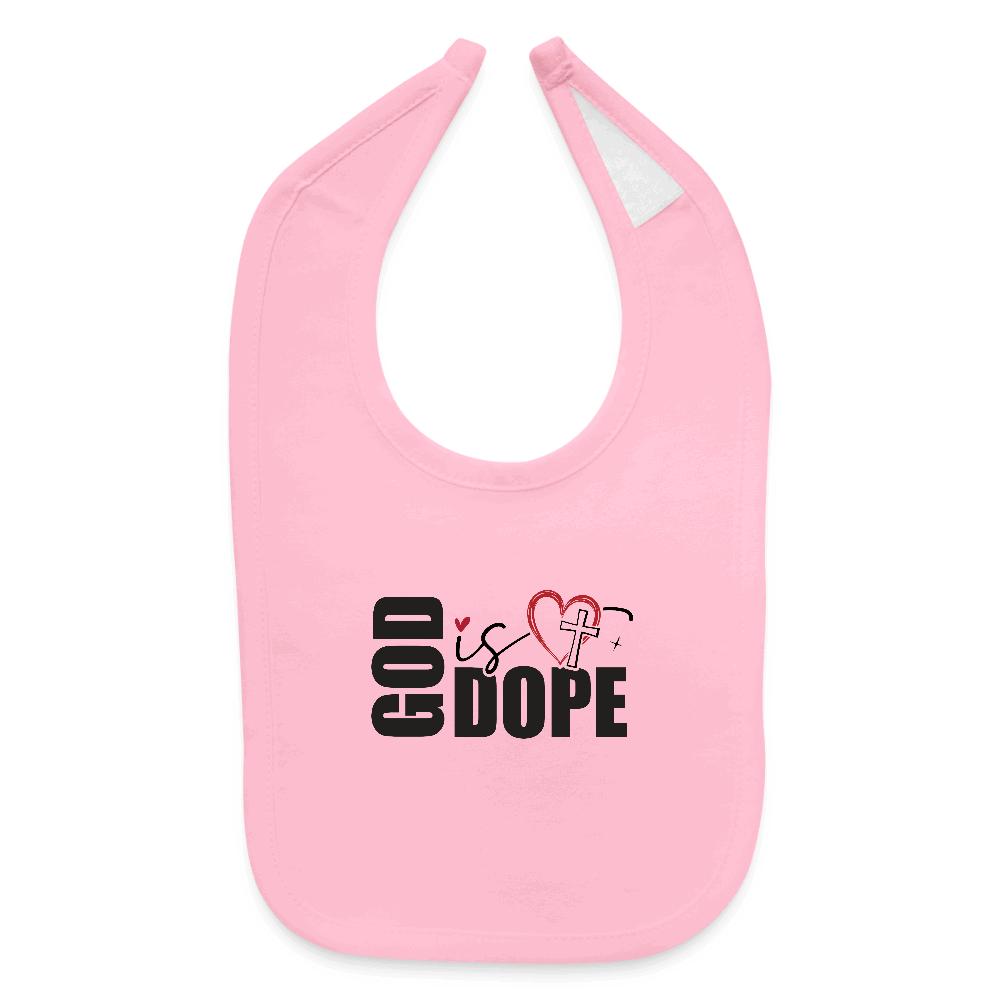 He Is Dope Christian Baby Bib - ClaimedbyGodDesigns