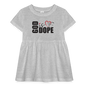 He Is Dope Christian Infant Baby Rib Dress - ClaimedbyGodDesigns