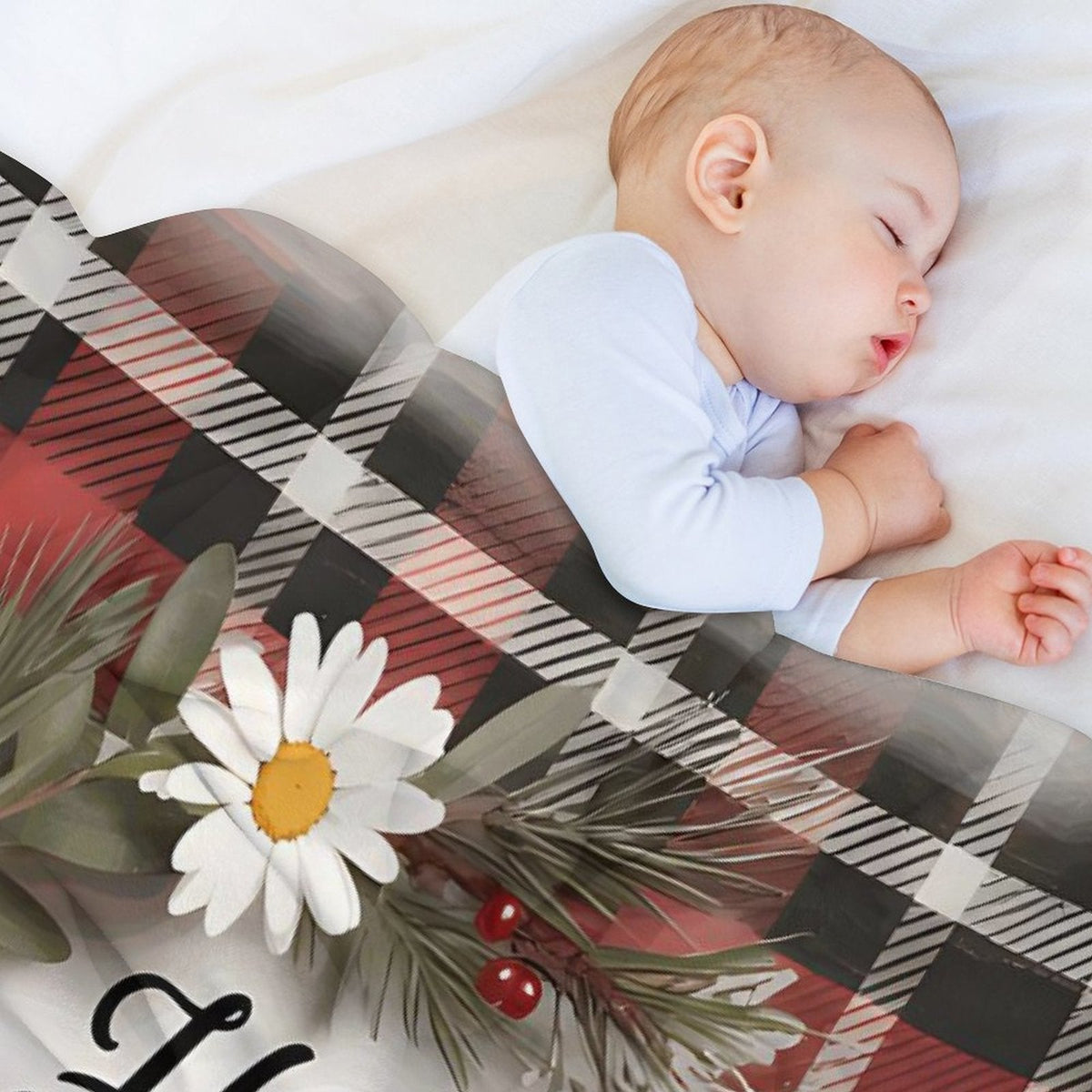 He Is Faithful Christian Flannel Throw Blanket - ClaimedbyGodDesigns