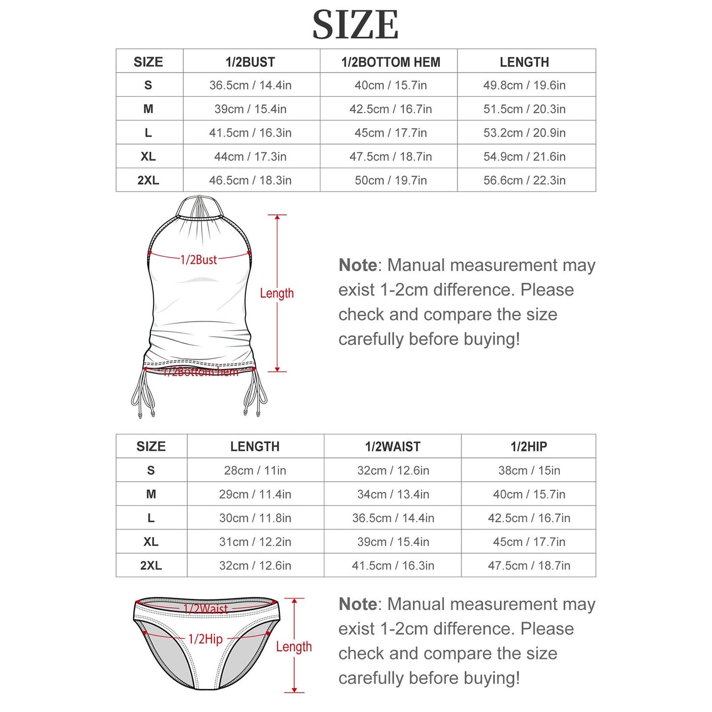He Is Greater Christian Halter High Neck 2-Piece Swimsuit Set for Women - ClaimedbyGodDesigns