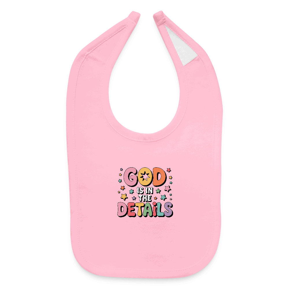 He Is In The Details Christian Baby Bib - ClaimedbyGodDesigns