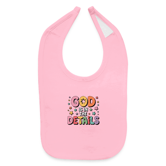He Is In The Details Christian Baby Bib - ClaimedbyGodDesigns