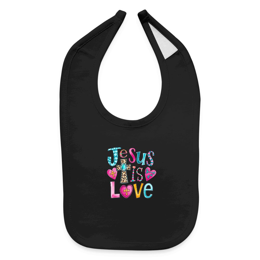 He Is Love Christian Baby Bib - ClaimedbyGodDesigns