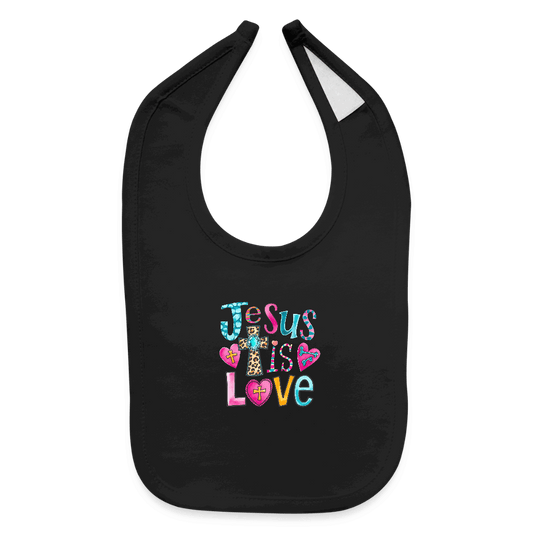 He Is Love Christian Baby Bib - ClaimedbyGodDesigns