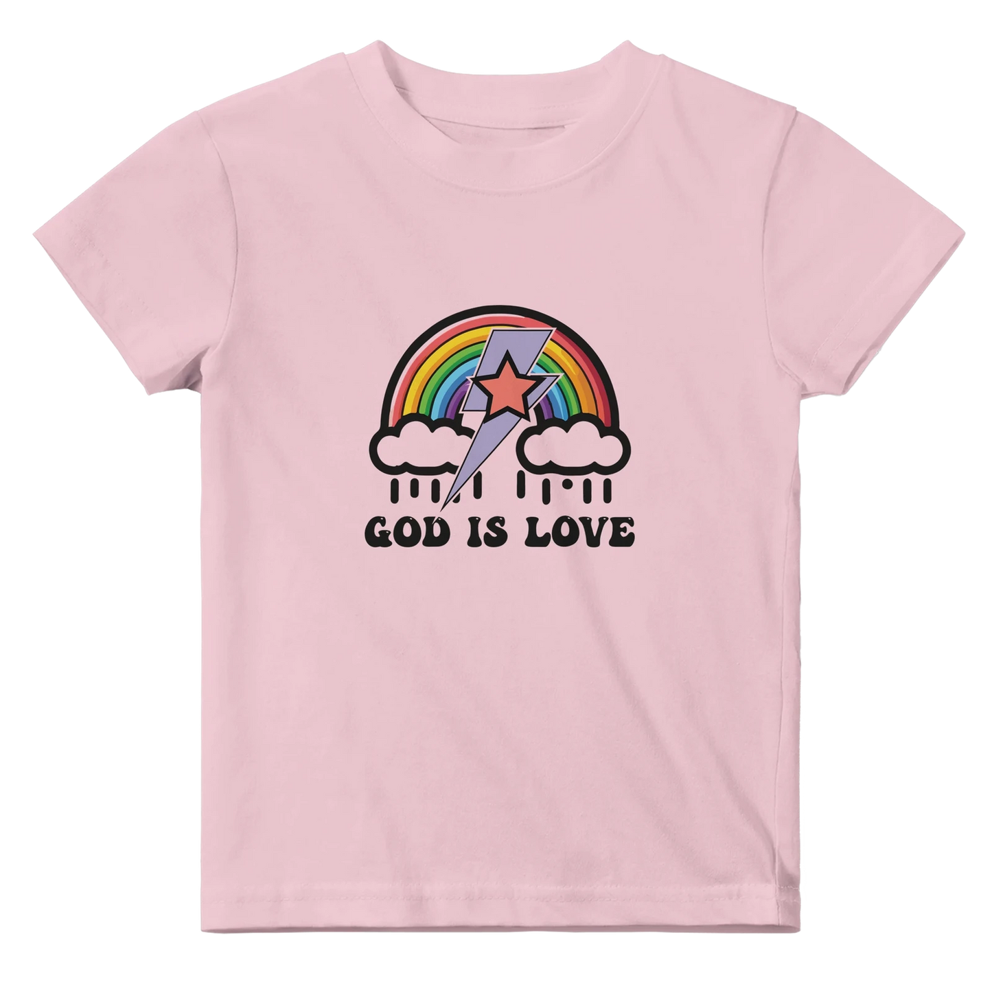 He Is Love Christian Baby Crewneck T-shirt - ClaimedbyGodDesigns