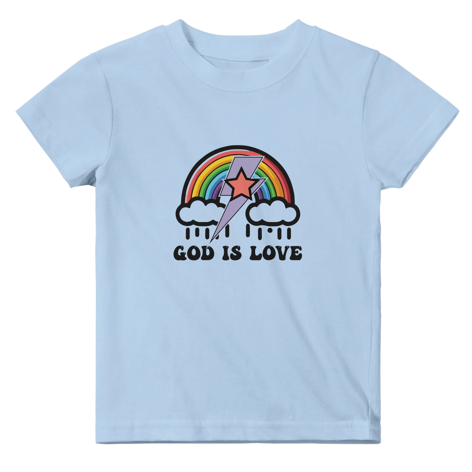 He Is Love Christian Baby Crewneck T-shirt - ClaimedbyGodDesigns
