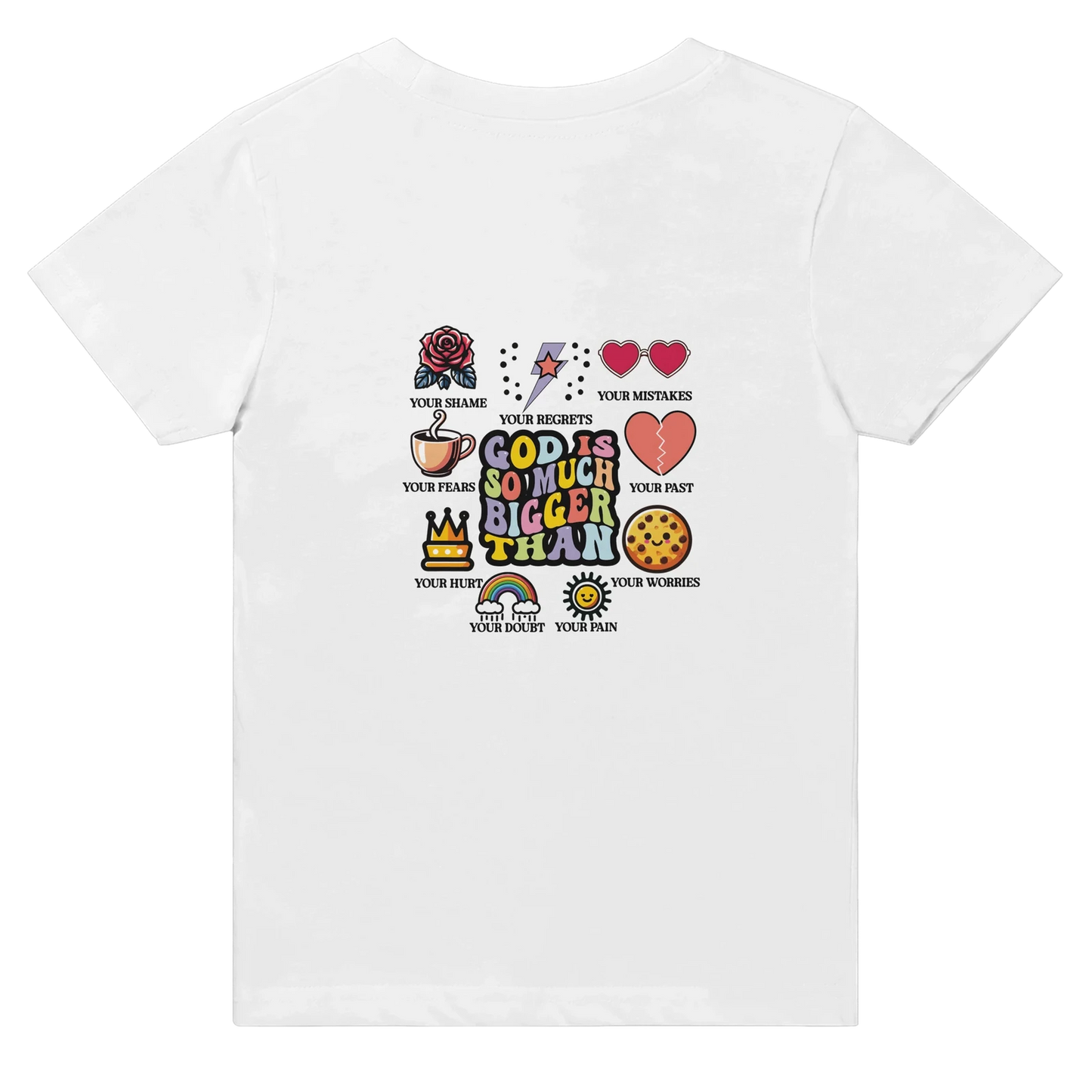 He Is Love Christian Baby Crewneck T-shirt - ClaimedbyGodDesigns