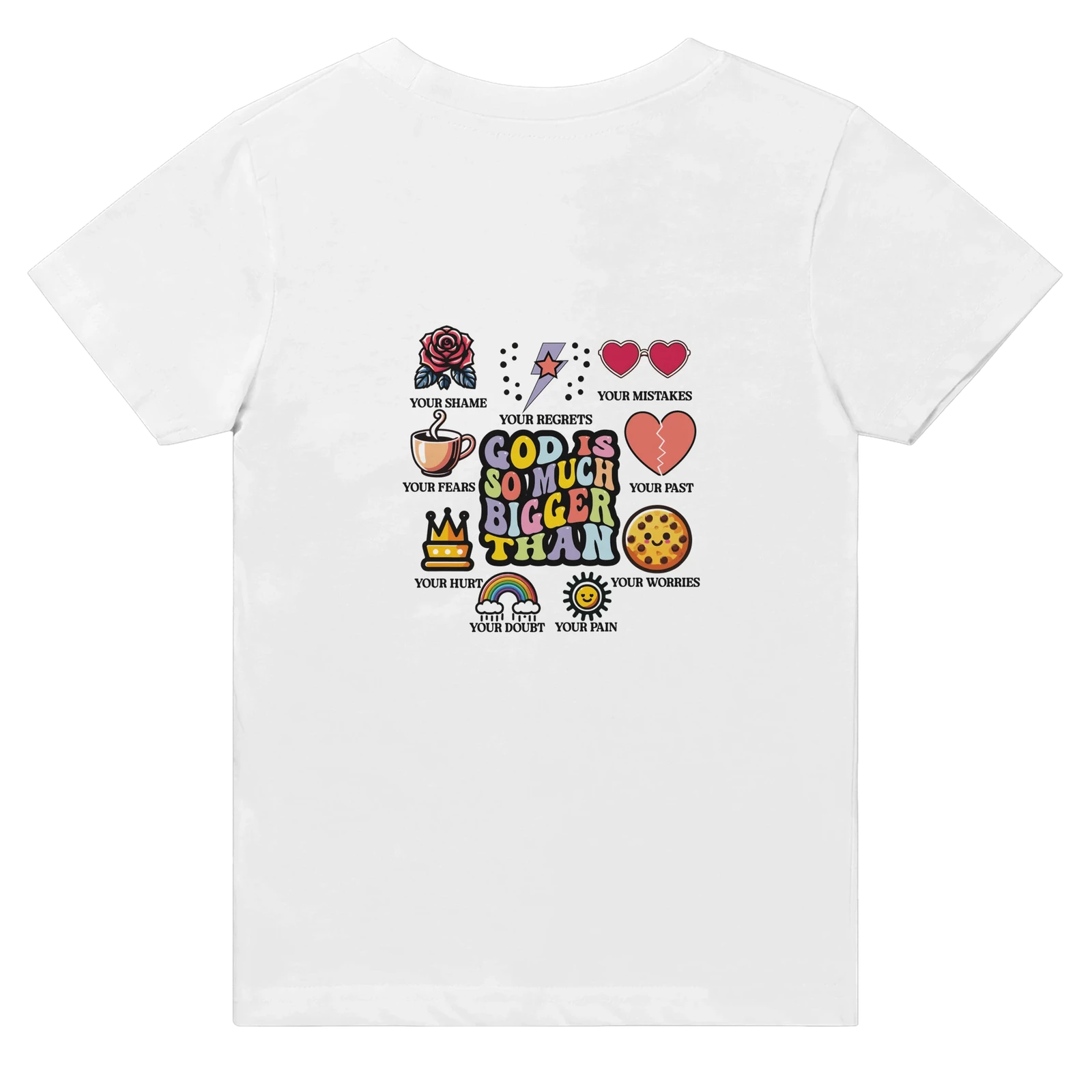 He Is Love Christian Baby Crewneck T-shirt - ClaimedbyGodDesigns