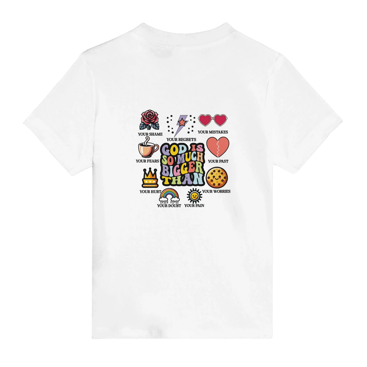 He Is Love Christian Baby Crewneck T-shirt - ClaimedbyGodDesigns