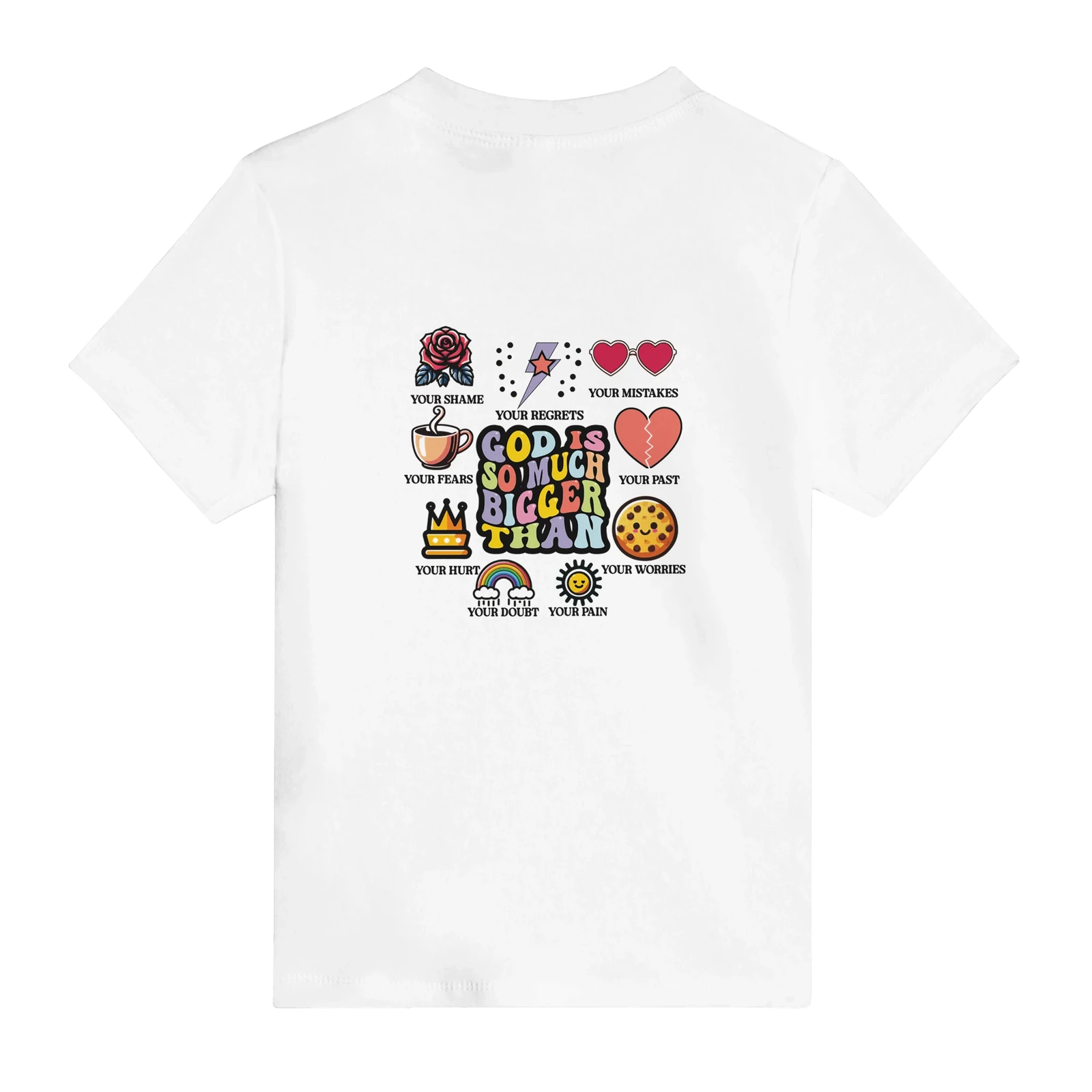 He Is Love Christian Baby Crewneck T-shirt - ClaimedbyGodDesigns