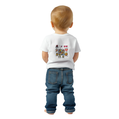 He Is Love Christian Baby Crewneck T-shirt - ClaimedbyGodDesigns
