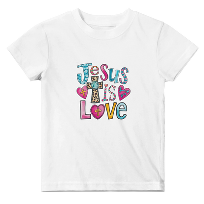 He Is Love Christian Baby Crewneck T-shirt - ClaimedbyGodDesigns