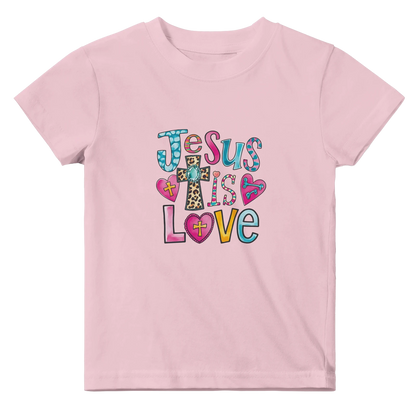 He Is Love Christian Baby Crewneck T-shirt - ClaimedbyGodDesigns