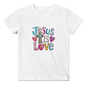 He Is Love Christian Baby Crewneck T-shirt - ClaimedbyGodDesigns
