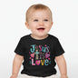 He Is Love Christian Baby Crewneck T-shirt - ClaimedbyGodDesigns
