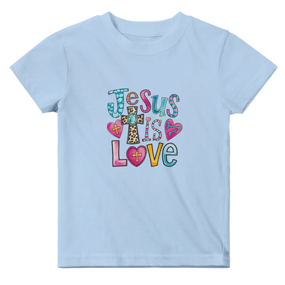 He Is Love Christian Baby Crewneck T-shirt - ClaimedbyGodDesigns